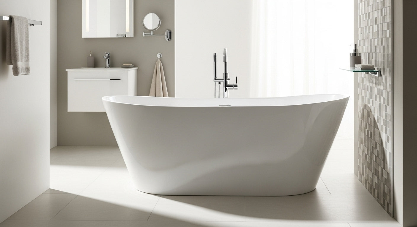 Short Freestanding Bath