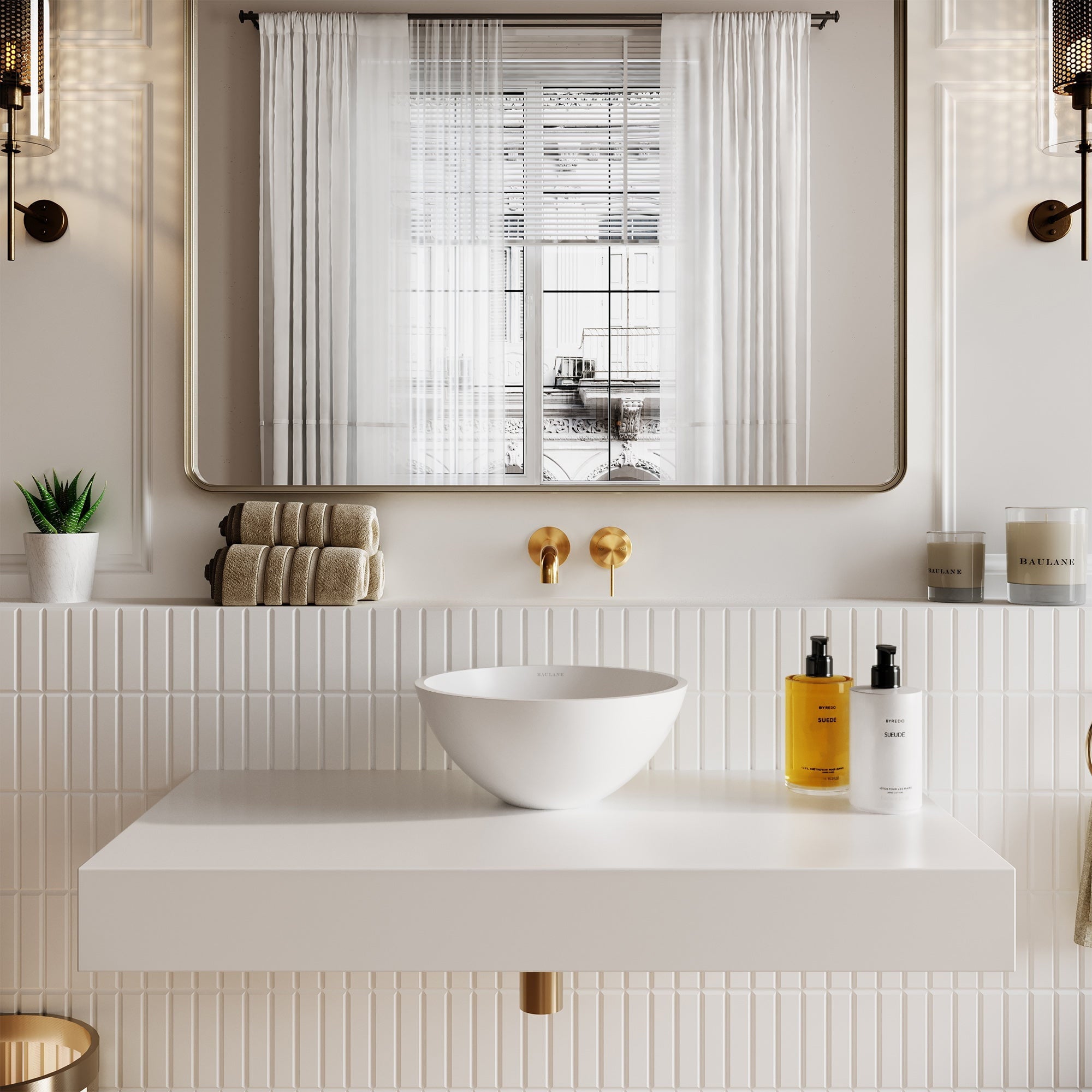 Luxury Stone Resin Basin Sink 300mm