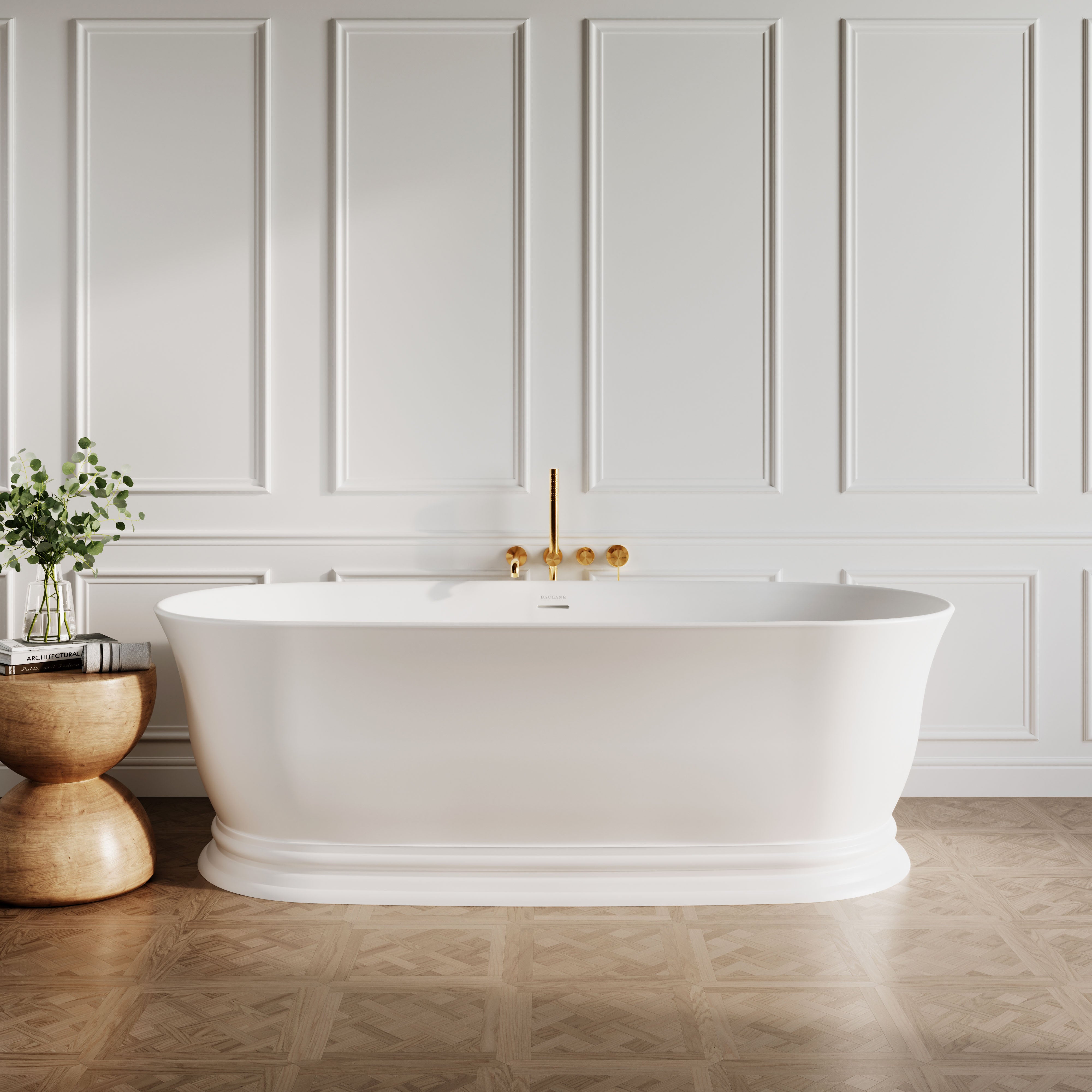 Luxury Freestanding Stone Resin Bath 1800mm