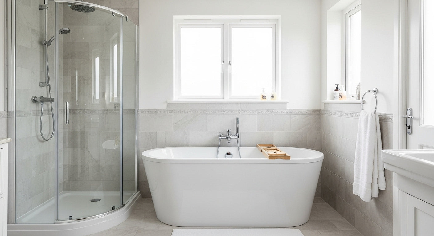 Perfect Freestanding Bath and Shower Combination