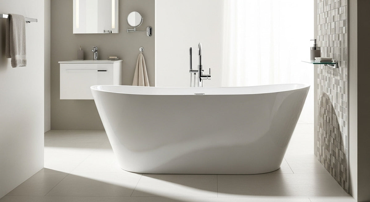 Short Freestanding Bath