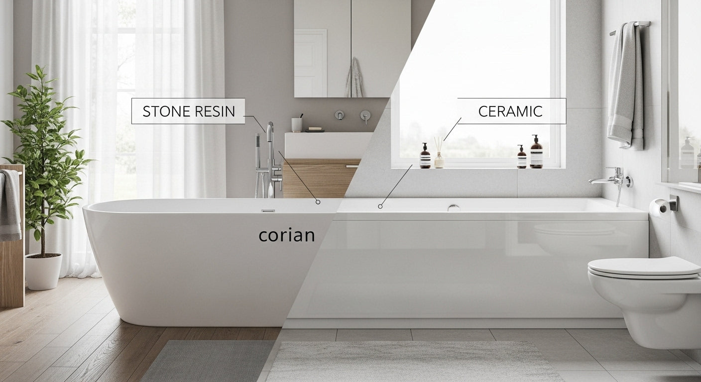 Stone Resin vs. Ceramic Baths: Durability and Suitability for UK Homes