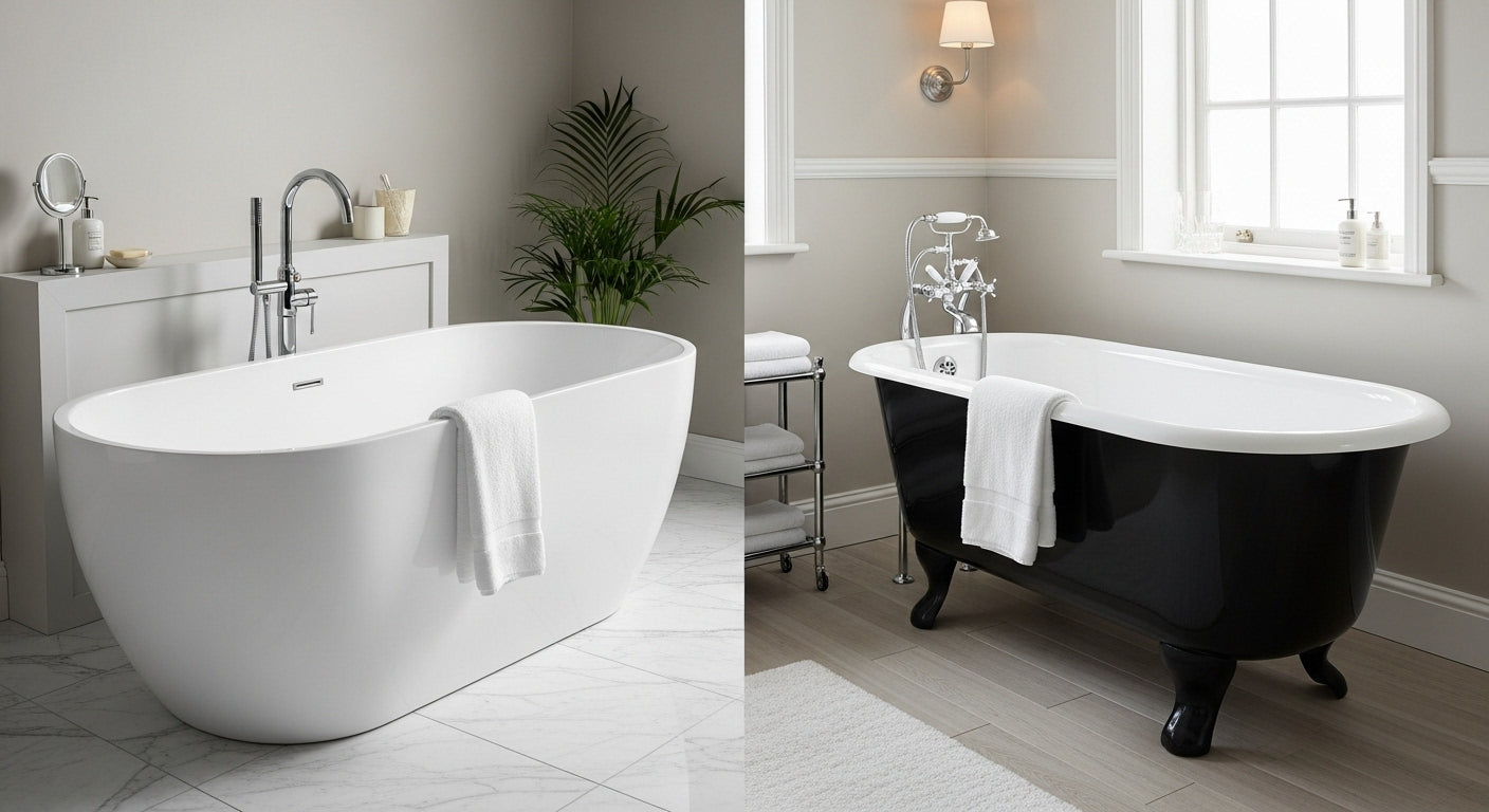 Stone Resin vs Cast Iron Baths: What Are the Pros and Cons for UK Bathrooms?