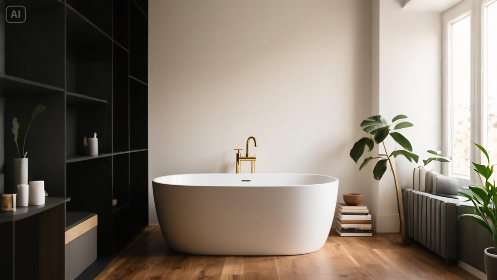 Back to Wall Freestanding Bath