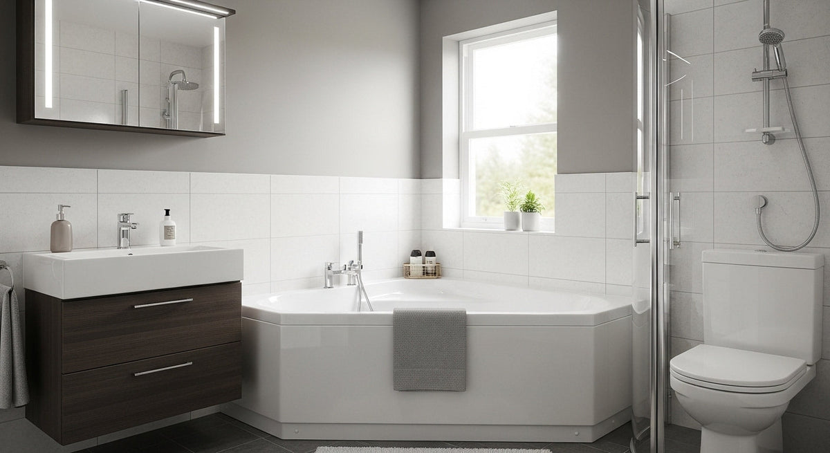 The Perfect Space-Saving Small Corner Bath