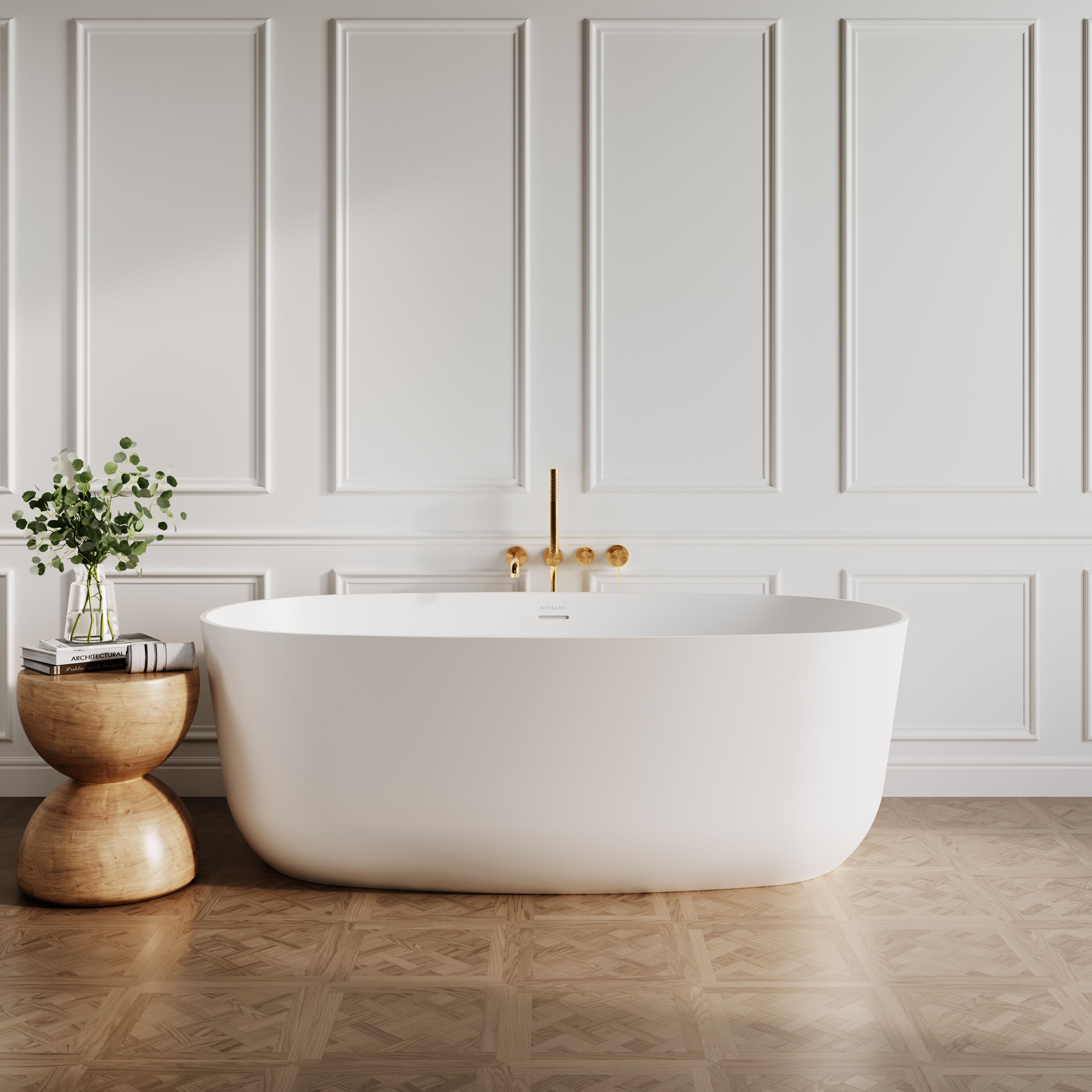 Luxury Freestanding Stone Resin Bath 1600mm