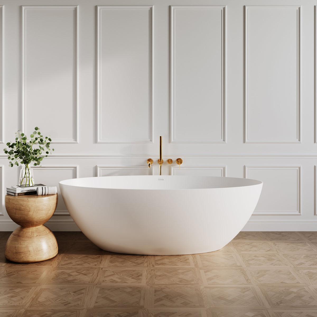 Luxury Freestanding Organza Stone Resin Bath 1600mm