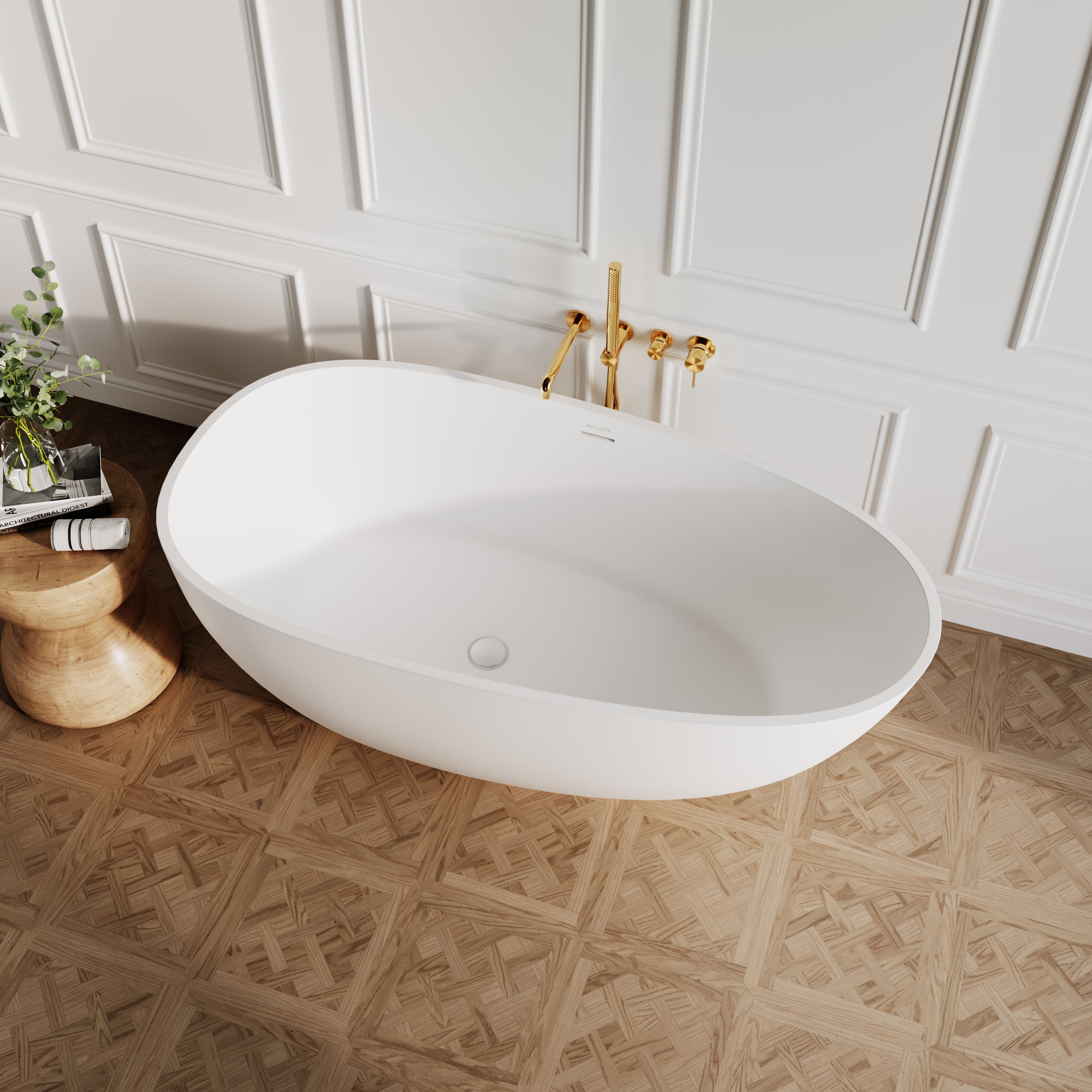BAULANE® Serene 1500 Freestanding Stone Bath