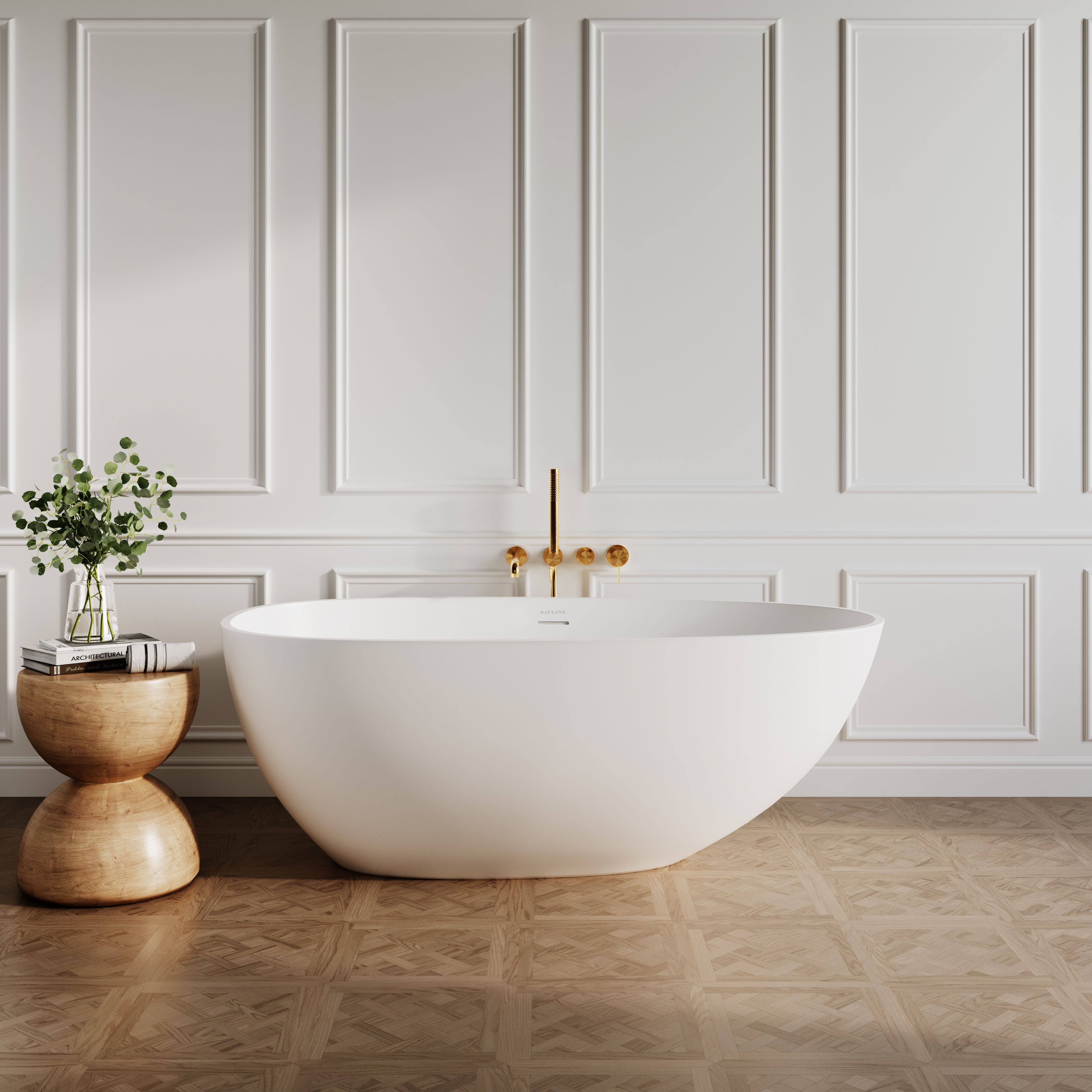 Luxury Freestanding Stone Resin Bath 1500mm