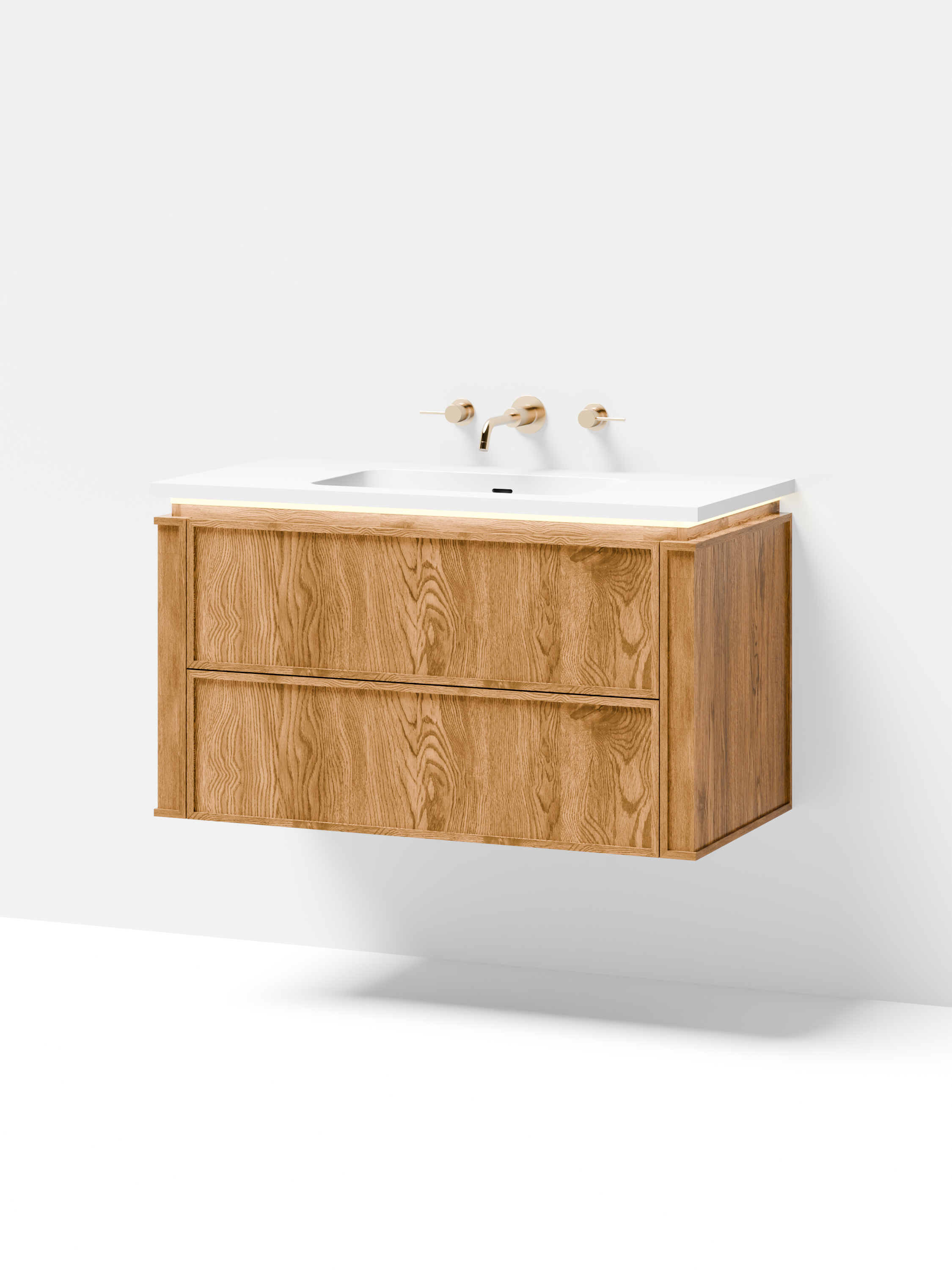 Linea Series Wall Hung Vanity Unit-2