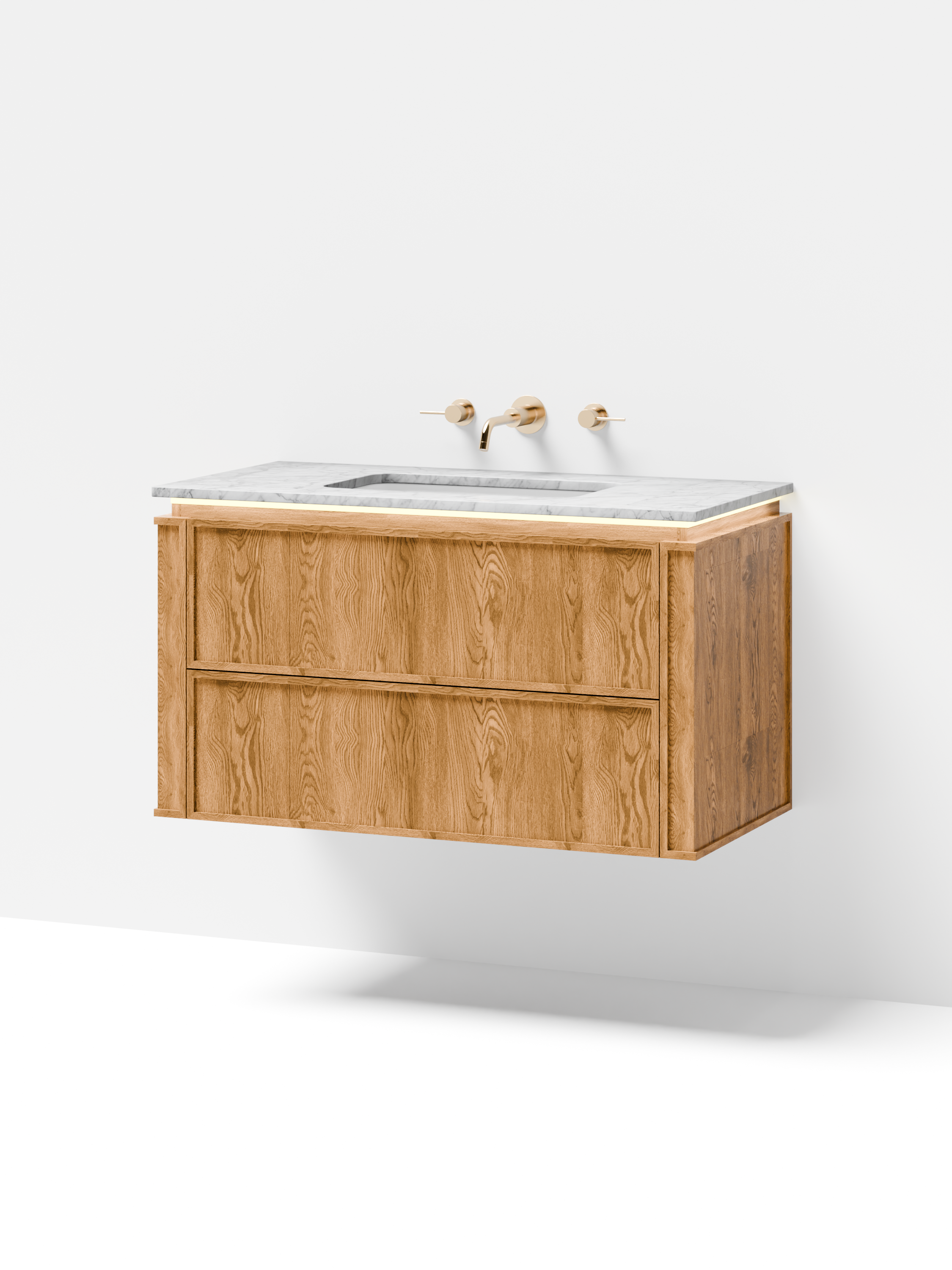Linea Series Wall Hung Vanity Unit-24
