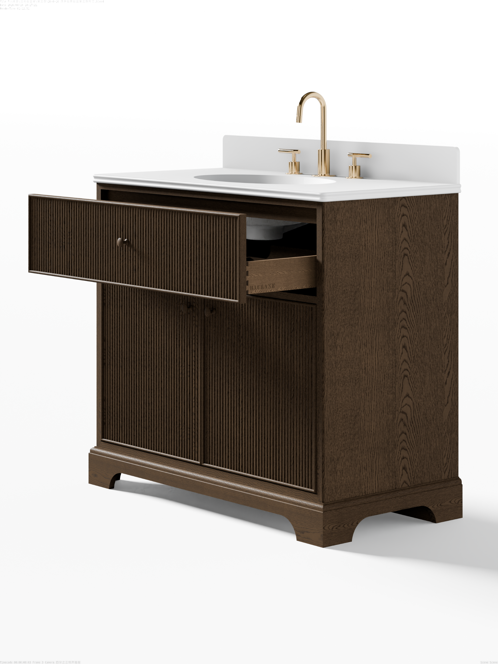 Mulsanne Series Freestanding Vanity Unit