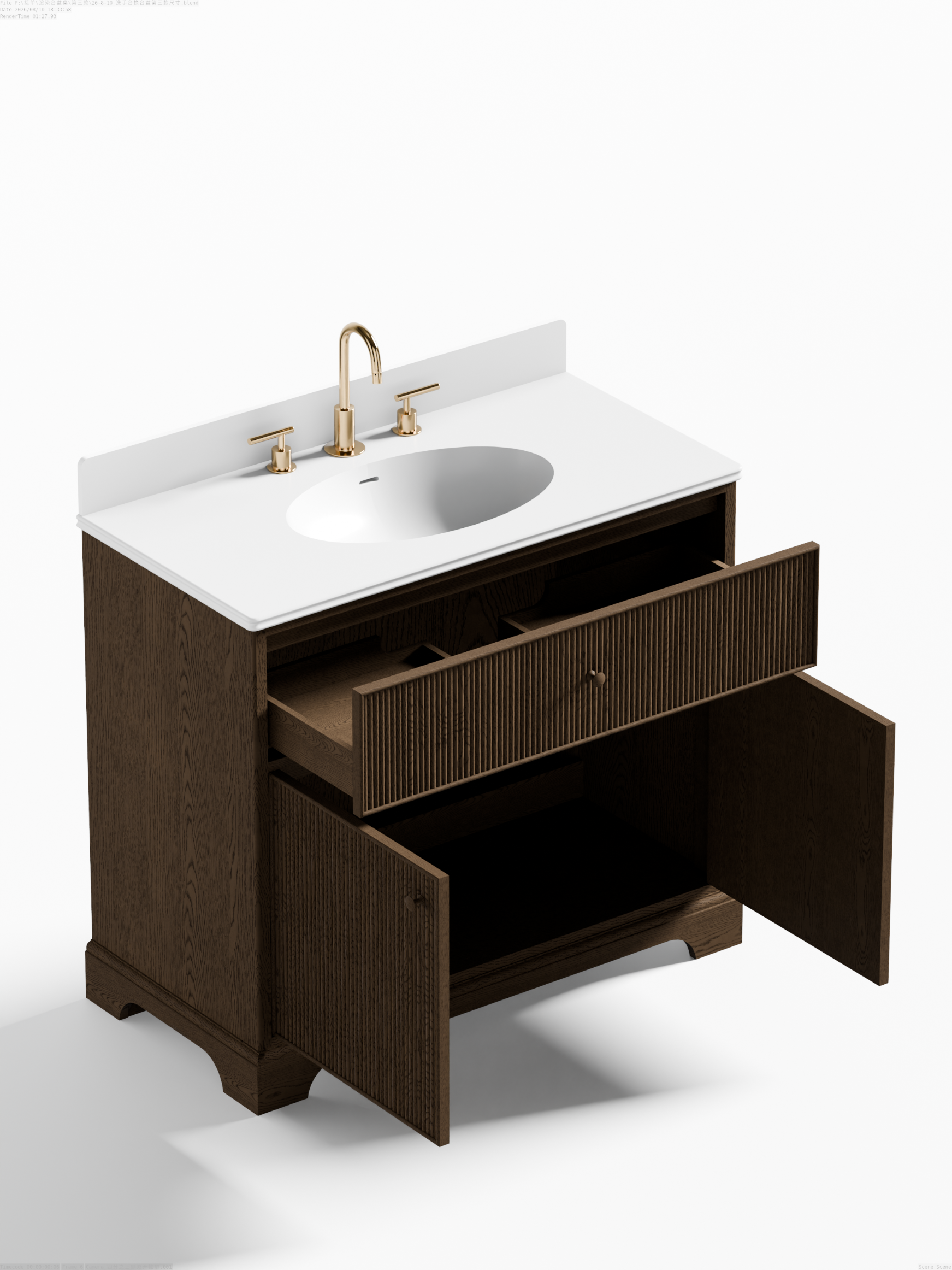 Mulsanne Series Freestanding Vanity Unit