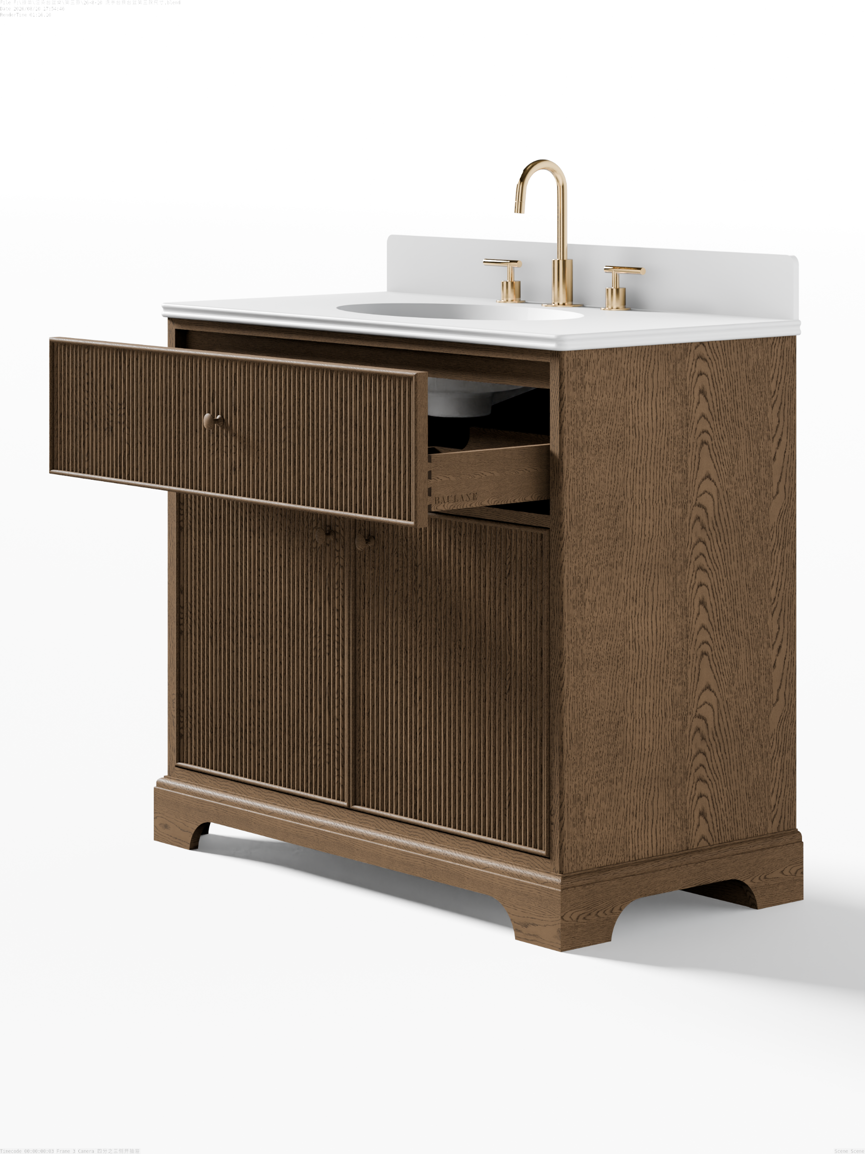Mulsanne Series Freestanding Vanity Unit