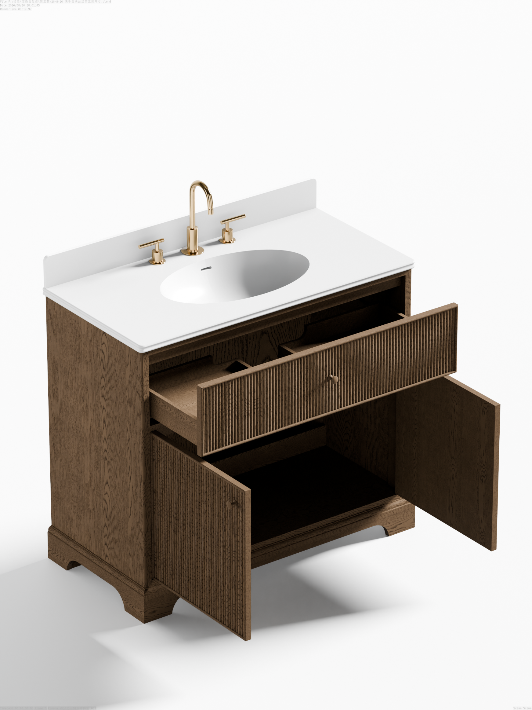 Mulsanne Series Freestanding Vanity Unit
