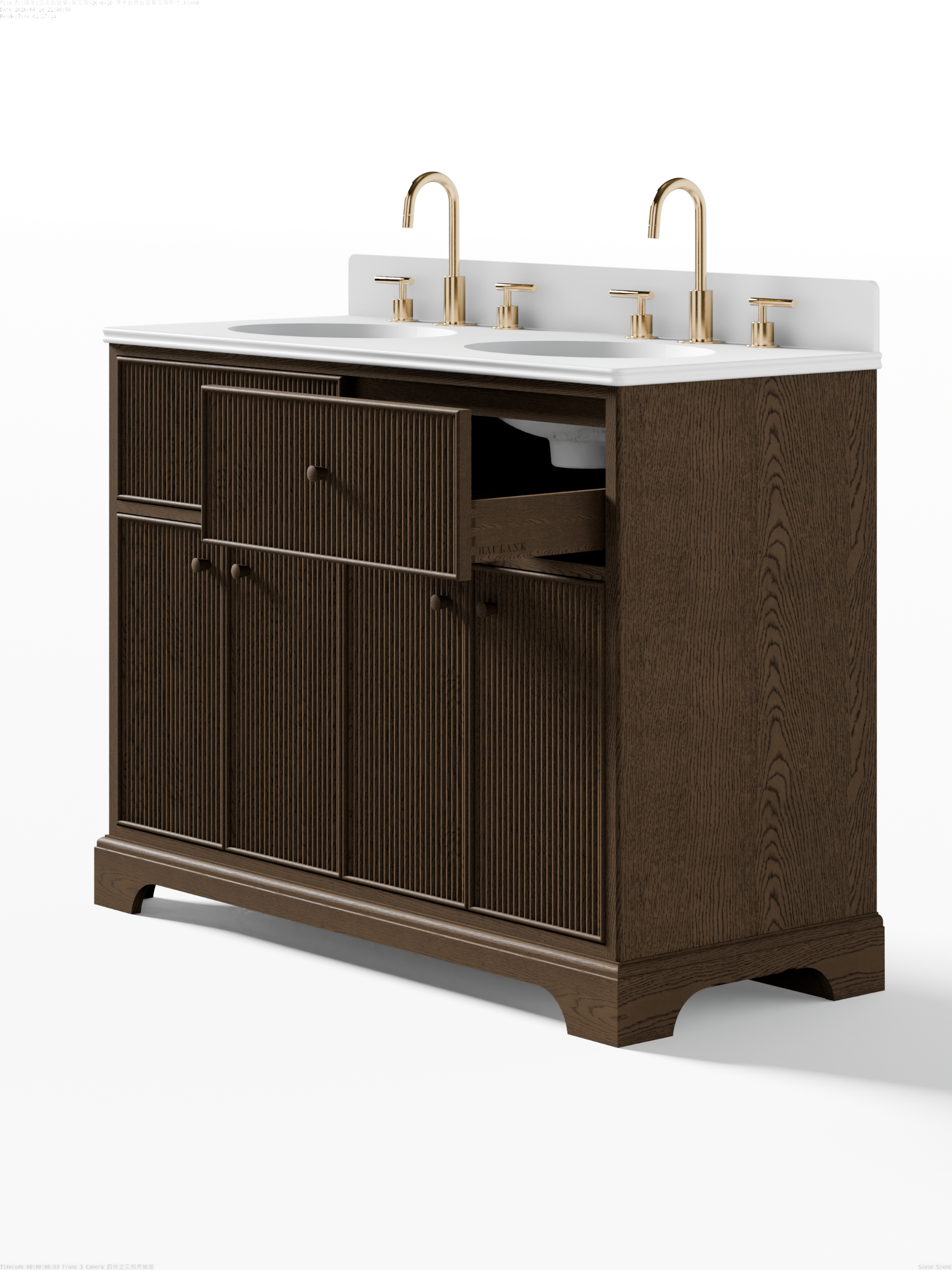 Mulsanne Series Freestanding Vanity Unit