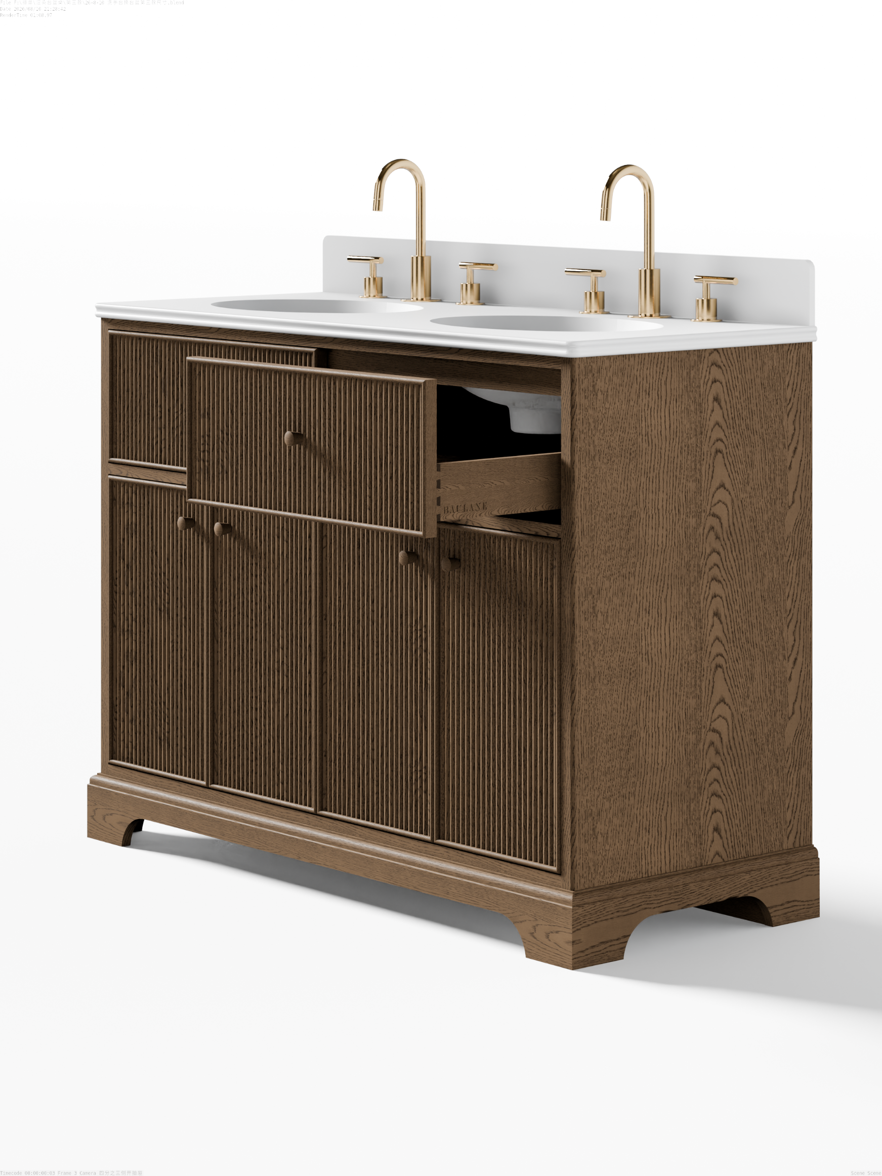 Mulsanne Series Freestanding Vanity Unit