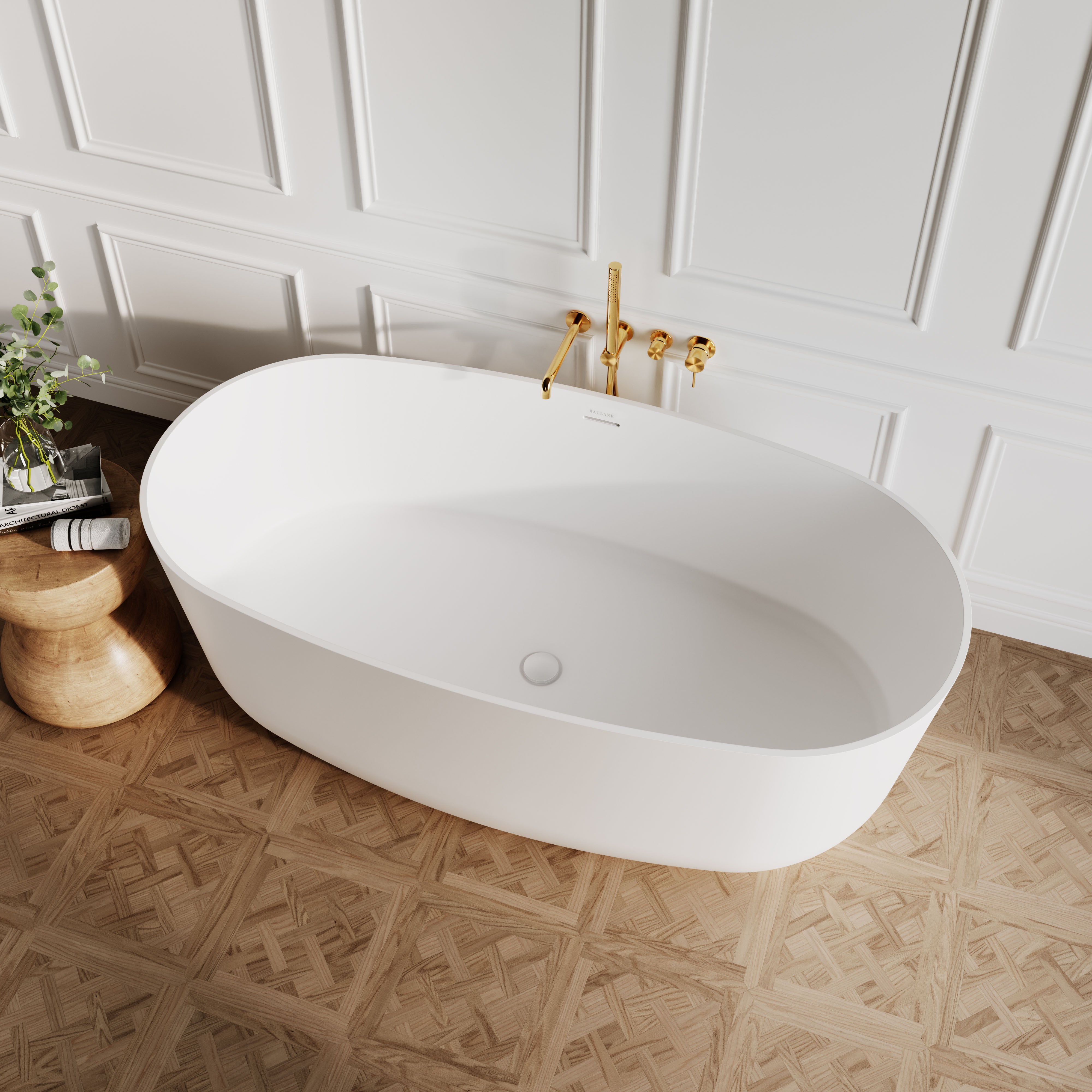 Nero 1600 Freestanding Stone Bath