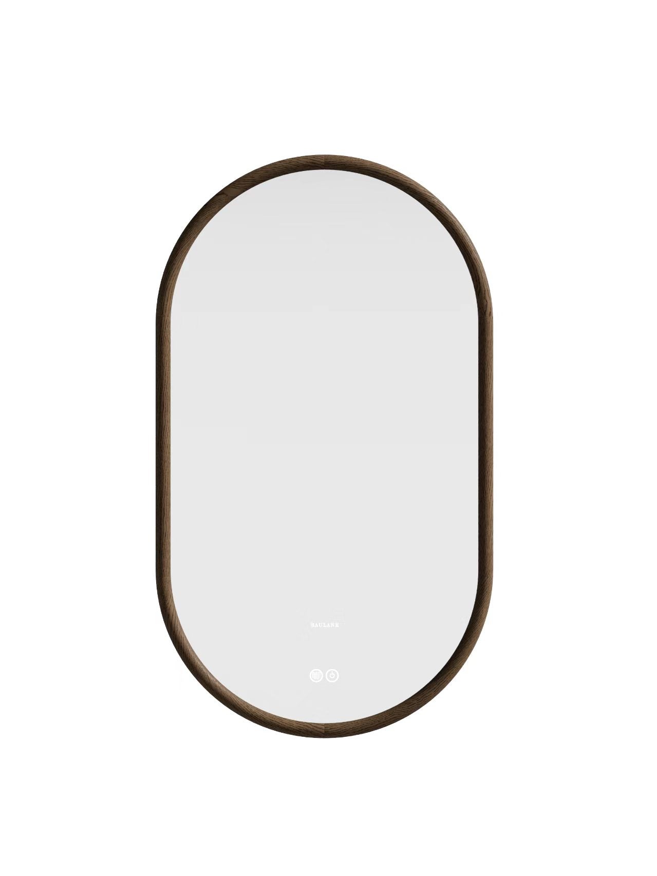 Bordeaux Series 2 Wooden Frame Oval Pill Mirror