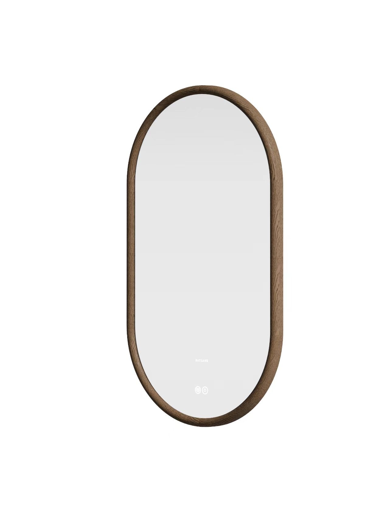 Bordeaux Series 2 Wooden Frame Oval Pill Mirror-3