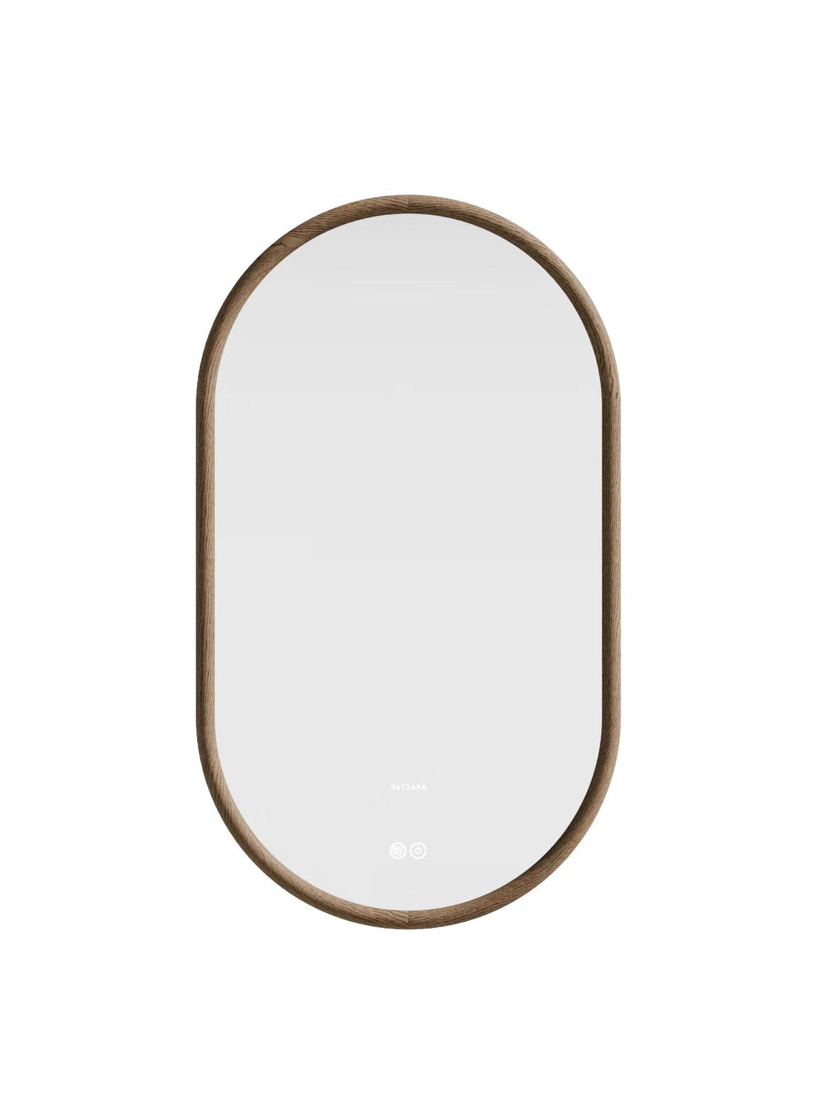 Bordeaux Series 2 Wooden Frame Oval Pill Mirror-1