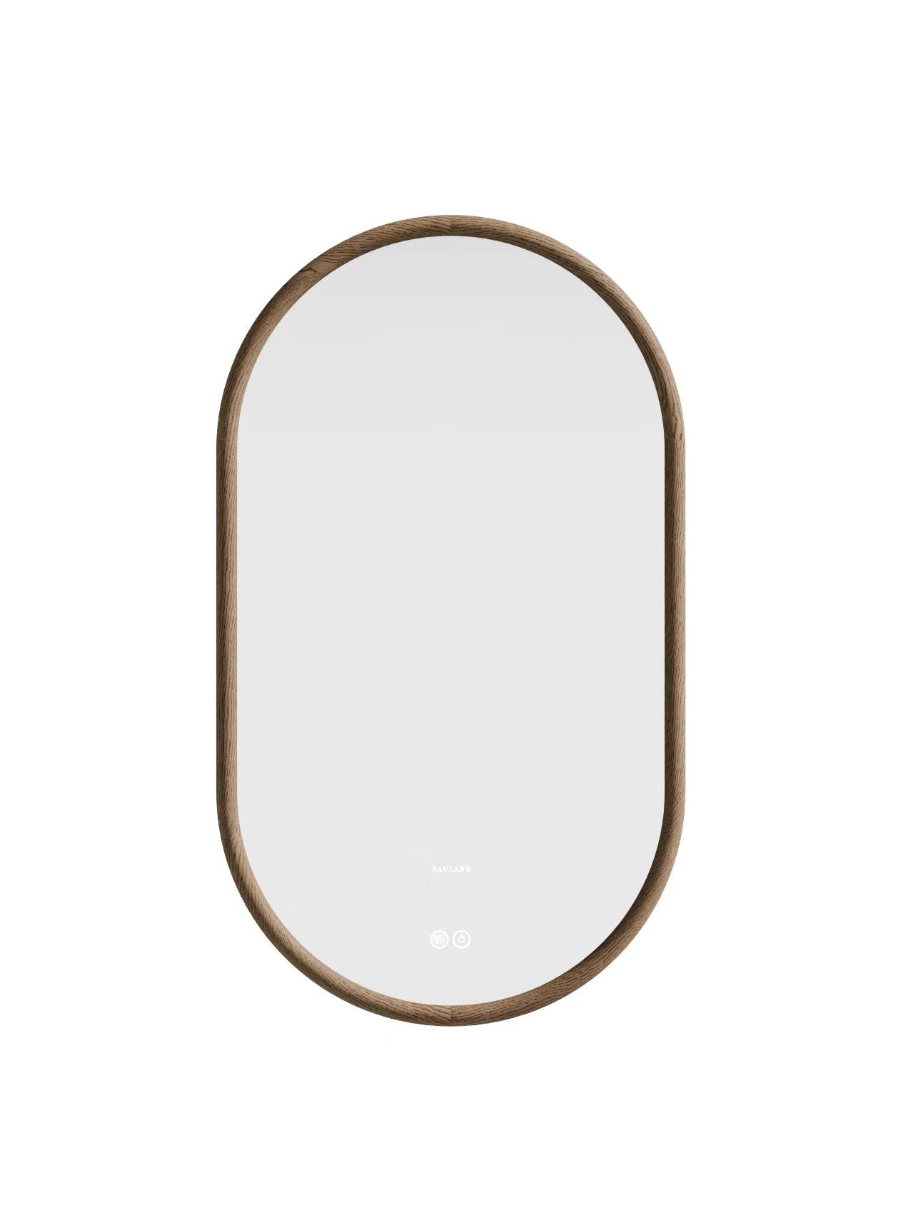Bordeaux Series 2 Wooden Frame Oval Pill Mirror