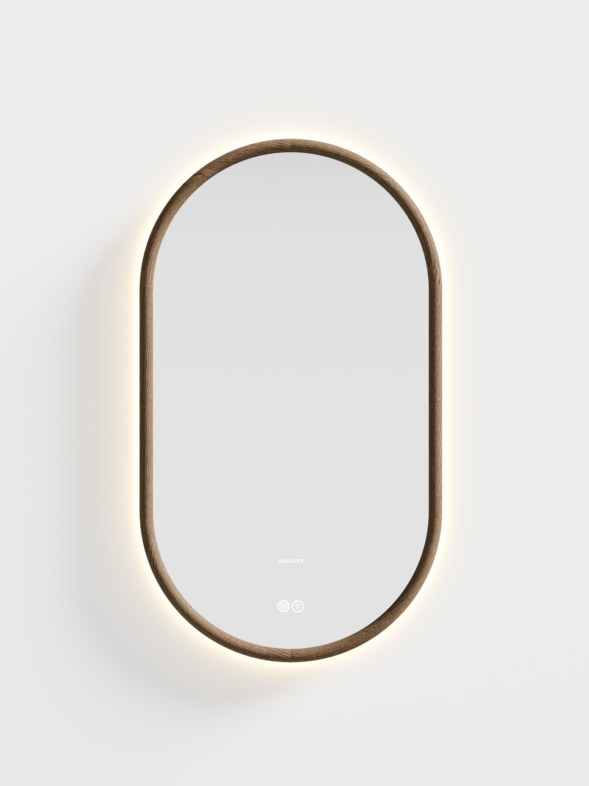 Bordeaux Series 2 Wooden Frame Oval Pill Mirror-2