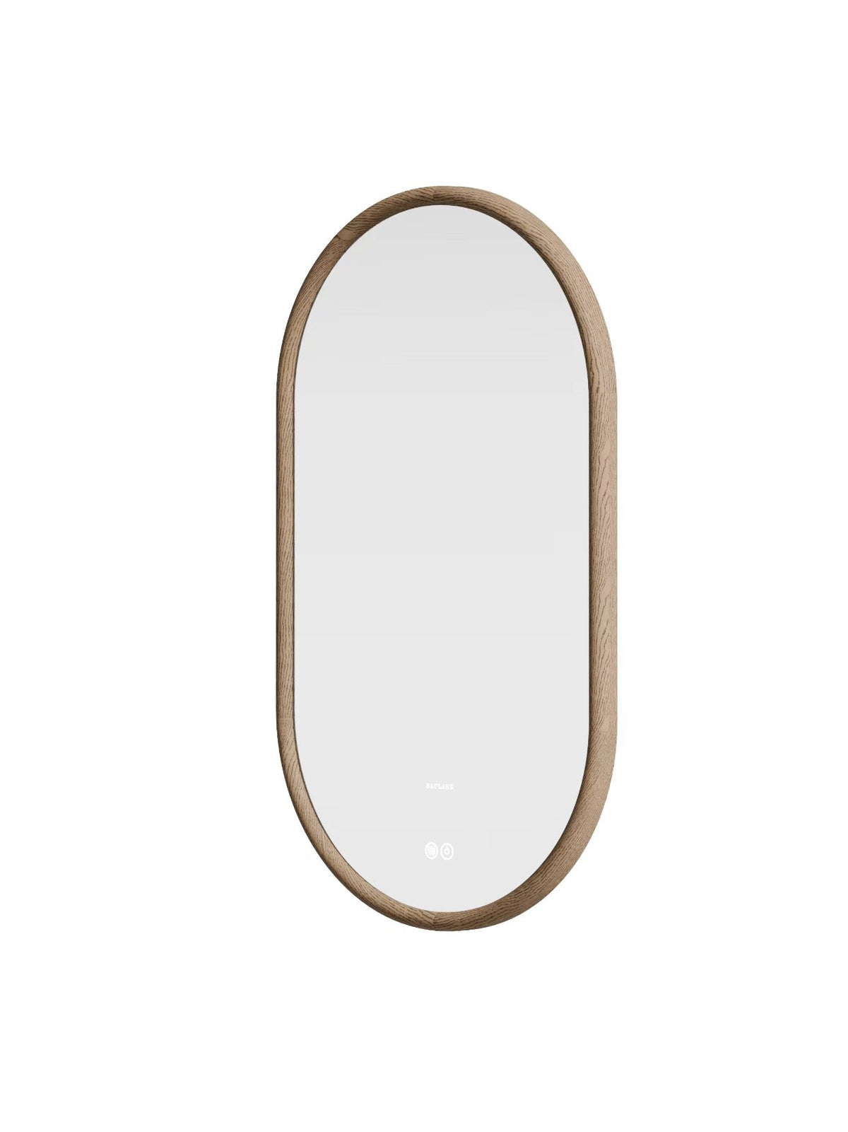 Bordeaux Series 2 Wooden Frame Oval Pill Mirror-3