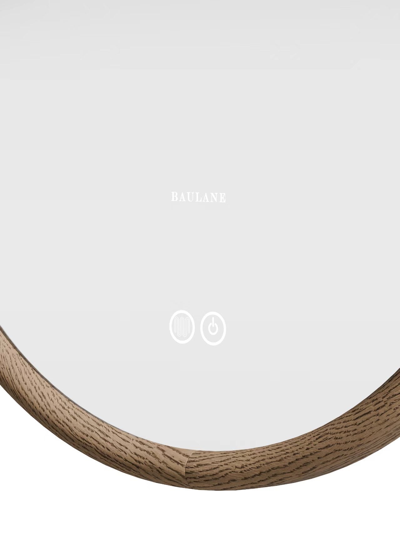 Bordeaux Series 2 Wooden Frame Oval Pill Mirror-5