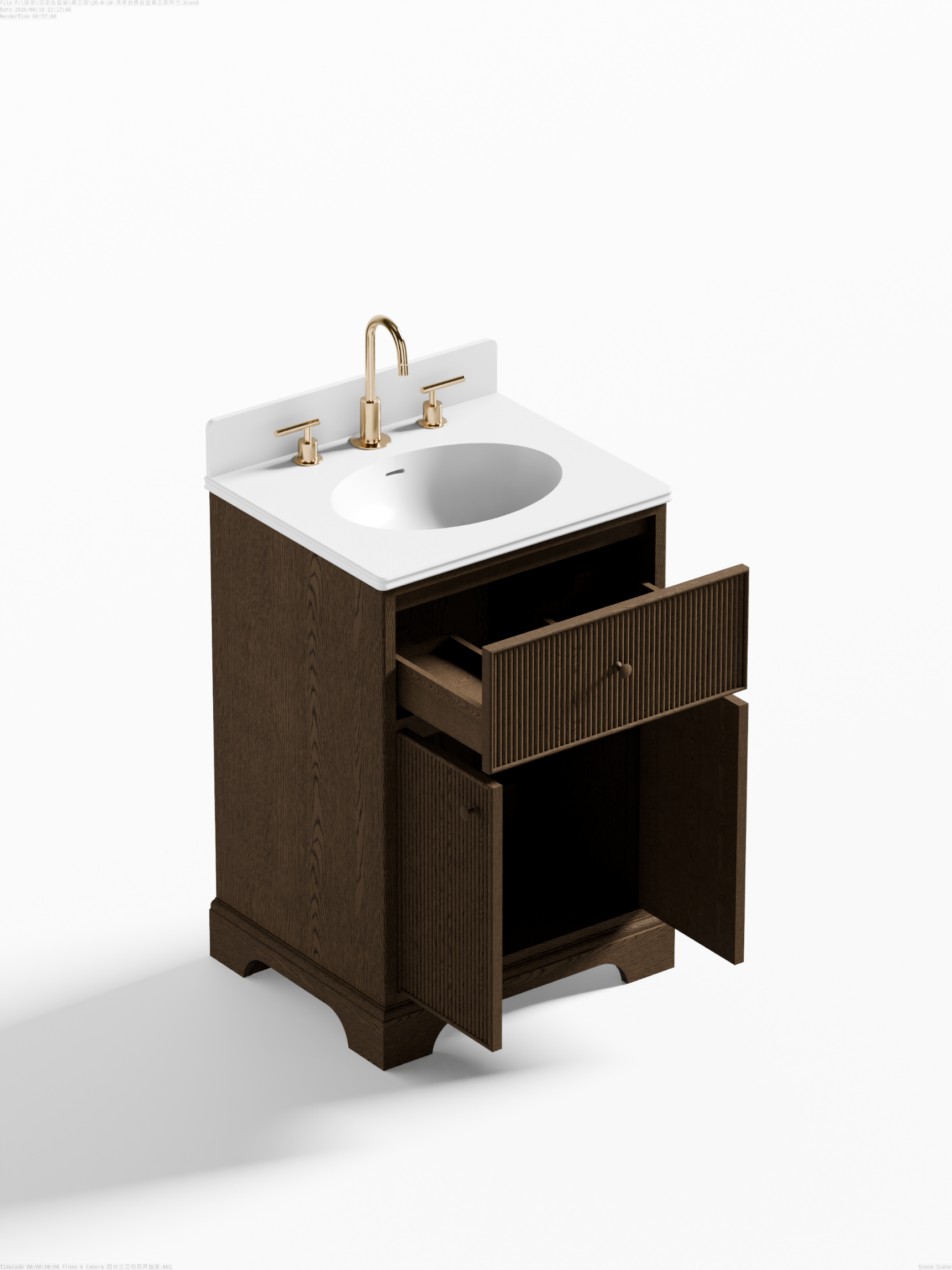 Mulsanne Series Freestanding Vanity Unit