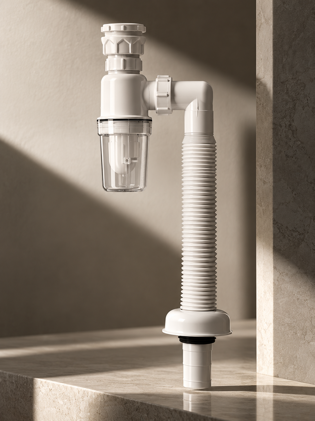 Universal Telescopic Basin Bottle Trap 32 (1-1/4) or 40 (1-1/2)